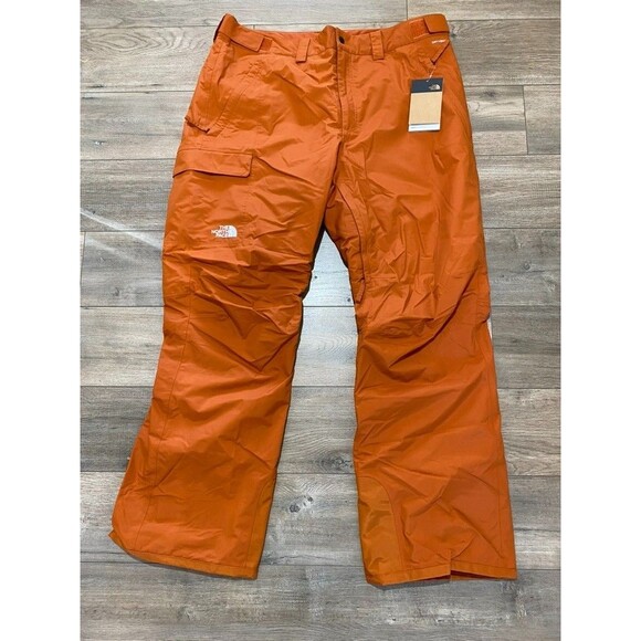 The North Face Freedom Insulated Mens XL Ski Snowboard Snow Pants Sienna - Picture 1 of 12